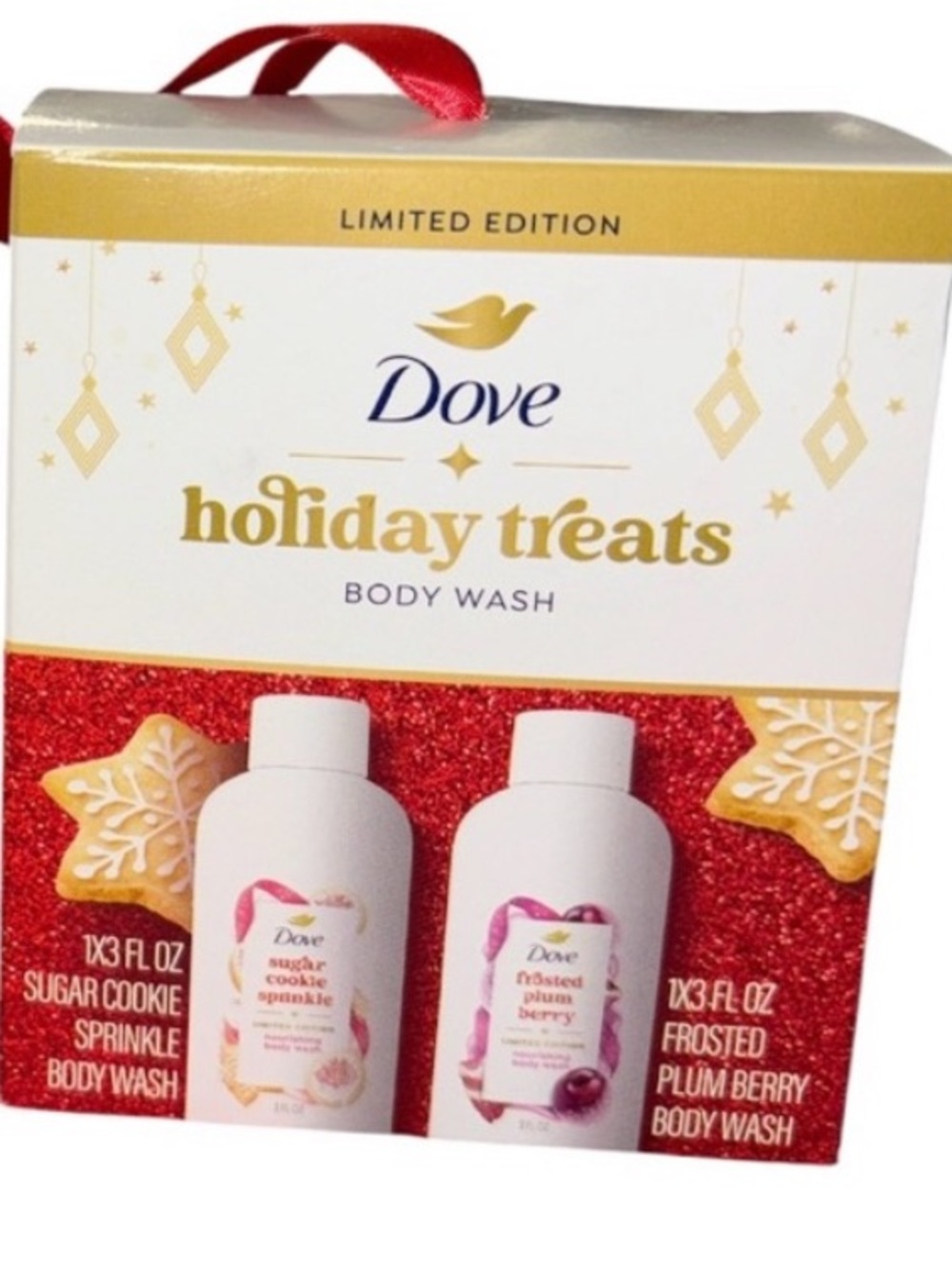 Dove Holiday Treats Body Wash Set Travel Size